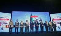 مراسم گرامیداشت هفته دفاع مقدس "مرهم رزم" در دانشگاه علوم پزشکی شهیدبهشتی برگزار شد